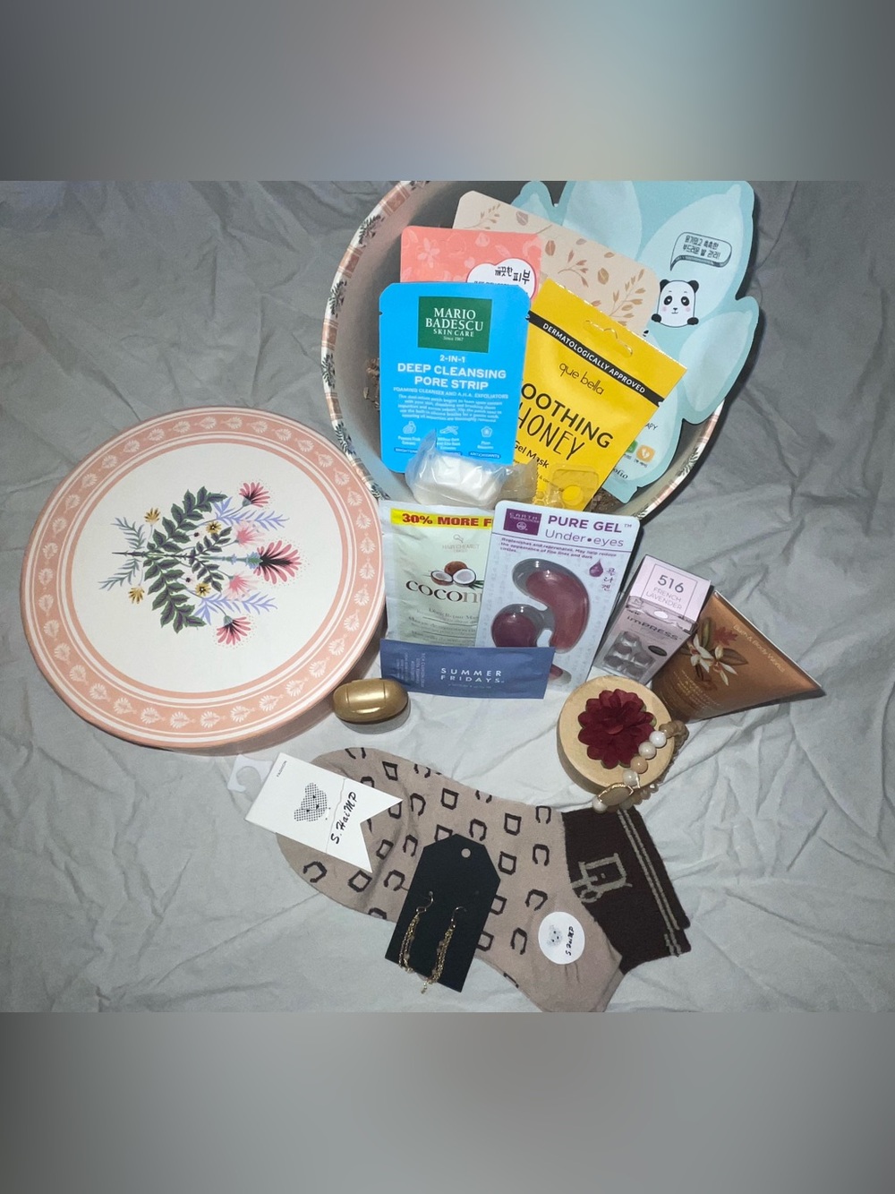 Pamper Package, Mario Badescu, Summer Fridays, B&BW, Que Bella,Skincare Gift Set